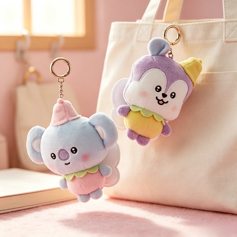พวงกุญแจตุ๊กตาผ้าซีรีส์ดอกซากุ - Cookies Pack บทวิจารณ์และราคา