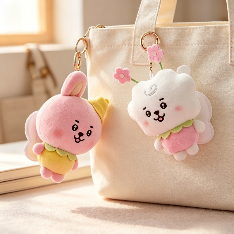 พวงกุญแจตุ๊กตาผ้าซีรีส์ดอกซากุ - Cookies Pack บทวิจารณ์และราคา