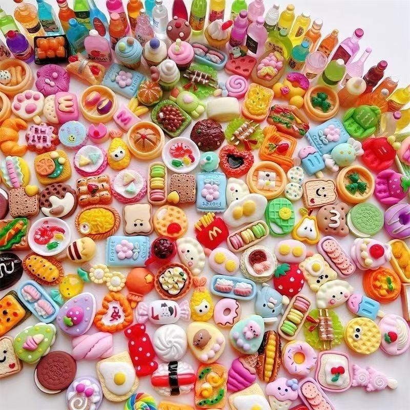 ของเล่นอาหารจิ๋ว ของเล่นเรซิ่น - Food Snacks Drinks บทวิจารณ์และราคา