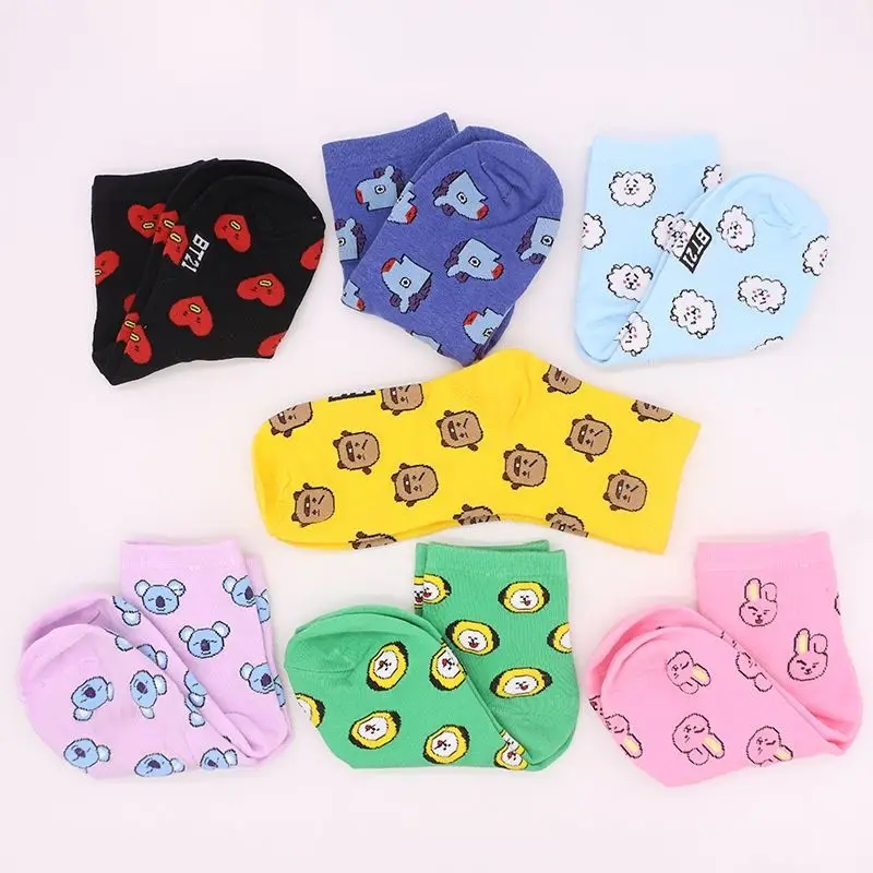 ถุงเท้าครึ่งน่อง BT21 Koya RJ  - Cookies Pack บทวิจารณ์และราคา