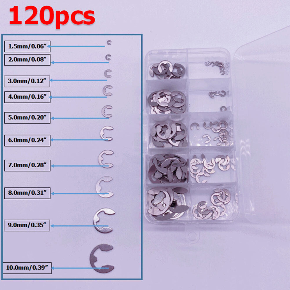 120 ชิ้น E - คลิป C คลิปสแตนเล - Nuts Mix บทวิจารณ์และราคา